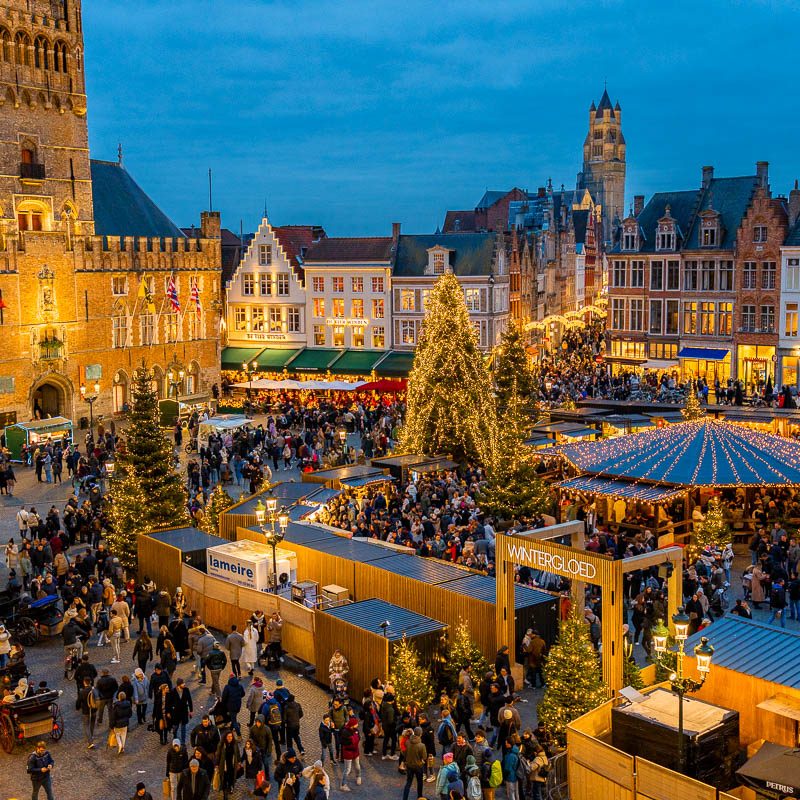 Mercados de Natal da Bélgica: Bruxelas, Malinas & Bruges